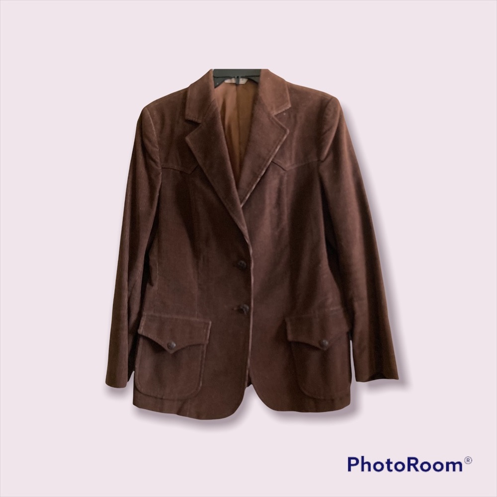Vintage Western Corduroy Blazer